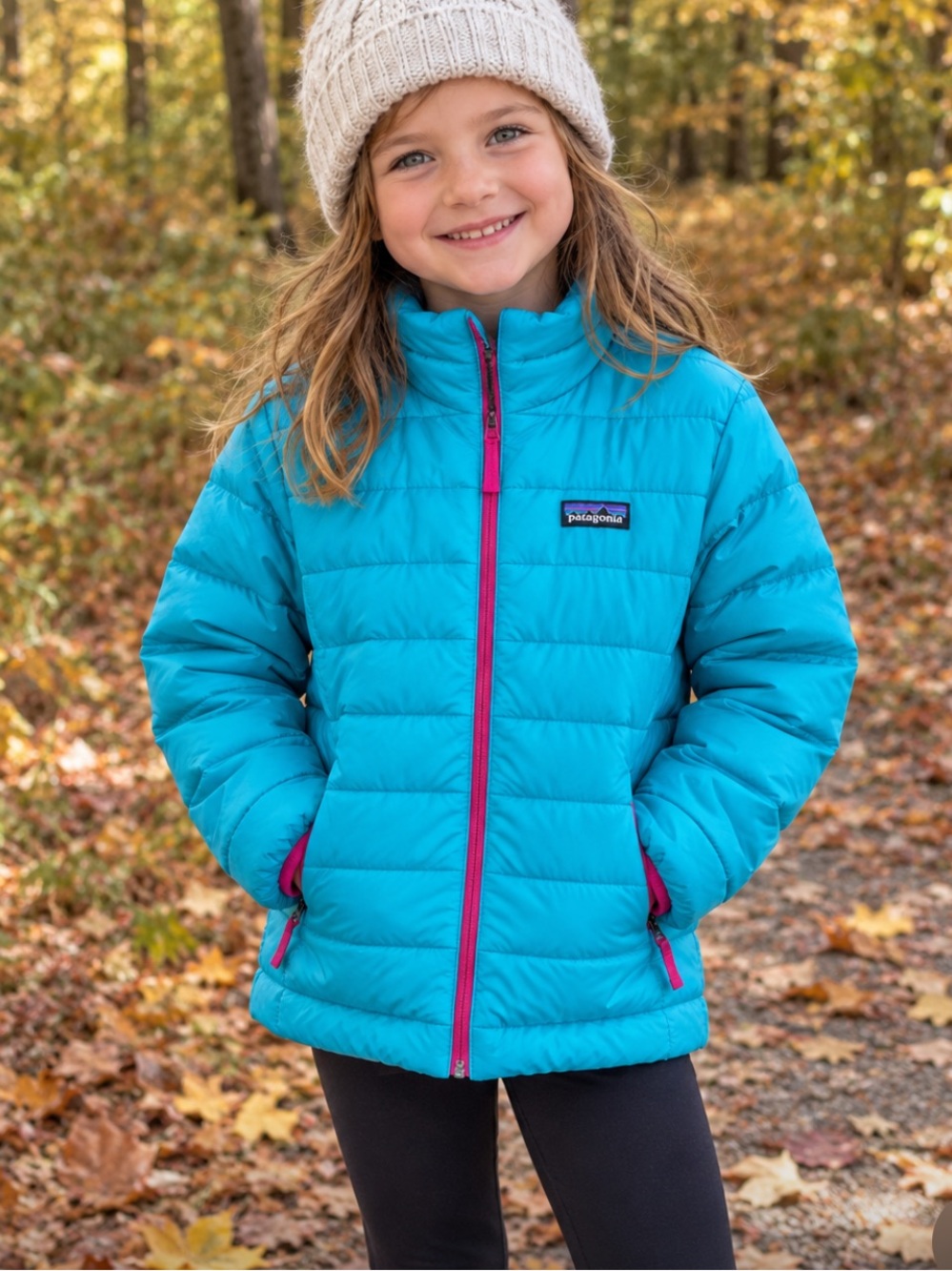 Patagonia Girls Down Sweater Jacket puffer or boys size 8